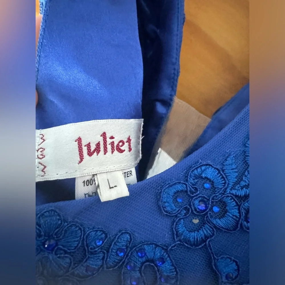 Royal Blue Short Formal Dress - Picture 7 of 9